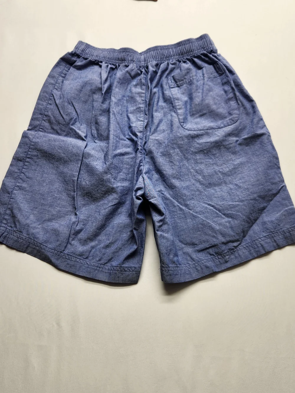 ⭐️NWT Vintage Christian Dior Monsieur Blue Chambray Boxer Lounge Shorts Size S/M
